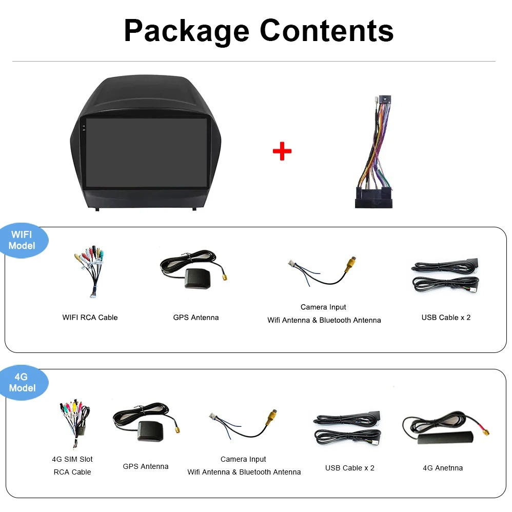 Android Auto Radio for  Tucson IX35 2009-2015   Carplay 4G WIFI  Navigation Head Unit